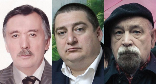 Гасан Айгунов, Магомед Муцольгов, Валерий Борщев. Коллаж "Кавказского узла" Гасан Айгунов, Магомед Муцольгов, Валерий Борщев. Коллаж "Кавказского узла"