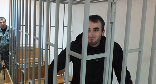 Жалауди Гериев в зале суда. Фото корреспондента "Кавказского узла" Жалауди Гериев в зале суда. Фото корреспондента "Кавказского узла"