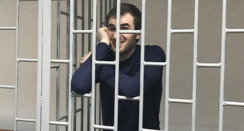 Жалауди Гериев в зале суда. Фото Патимат Махмудовой для "Кавказского узла" Жалауди Гериев в зале суда. Фото Патимат Махмудовой для "Кавказского узла"