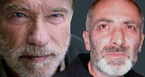 Виталий Калоев (справа) и Арнольд Шварценеггер. Коллаж "Кавказского узла". Фото: RFE/RL, кадр из фильма "Последствия" Виталий Калоев (справа) и Арнольд Шварценеггер. Коллаж "Кавказского узла". Фото: RFE/RL, кадр из фильма "Последствия"