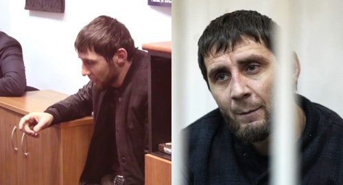 Заур Дадаев. Слева - на видео допроса, справа - на процессе. Коллаж "Кавказского узла" (youtube.com/watch?v=2lzbBkU83vk и svoboda.org/a/26932498) Заур Дадаев. Слева - на видео допроса, справа - на процессе. Коллаж "Кавказского узла" (youtube.com/watch?v=2lzbBkU83vk и svoboda.org/a/26932498)