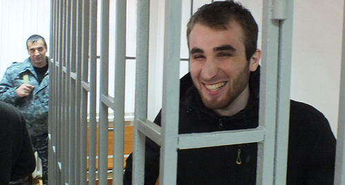Жалауди Гериев в зале суда. Фото Патимат Махмудововй для "Кавказского узла" Жалауди Гериев в зале суда. Фото Патимат Махмудововй для "Кавказского узла"