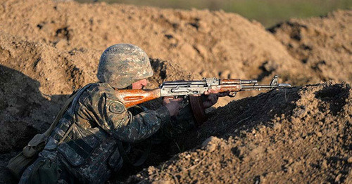 На линии соприкосновения в Нагорном Карабахе. Фото: RFE/RL На линии соприкосновения в Нагорном Карабахе. Фото: RFE/RL
