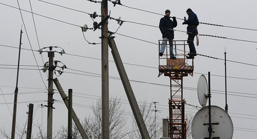 Ыосстановление рабоы ЛЭП. Фото © Sputnik / Михаил Воскресенский
http://sputnik-ossetia.ru/South_Ossetia/20150929/656064.html Ыосстановление рабоы ЛЭП. Фото © Sputnik / Михаил Воскресенский
http://sputnik-ossetia.ru/South_Ossetia/20150929/656064.html
