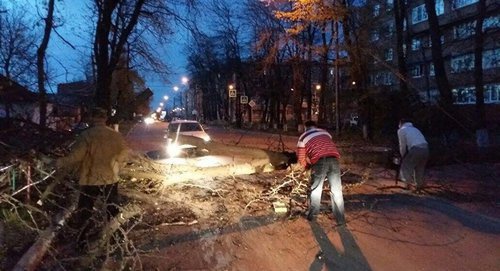 Последствия шквалистого ветра во Владиковказе. Фото Пресс-служба АМС Владикавказа
Последствия шквалистого ветра во Владиковказе. Фото Пресс-служба АМС Владикавказа