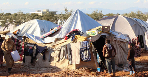 Лагерь беженцев в Сирии. Фото: IHH Humanitarian Relief Лагерь беженцев в Сирии. Фото: IHH Humanitarian Relief