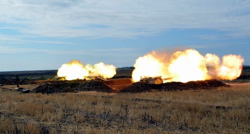 Военные учения в Азербайджане в июне 2017 года. Фото с сайта Минобороны Азербайджана. Военные учения в Азербайджане в июне 2017 года. Фото с сайта Минобороны Азербайджана.