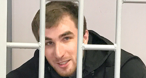 Жалауди Гериев в зале суда. Фото Патимат Махмудовой для "Кавказского узла" Жалауди Гериев в зале суда. Фото Патимат Махмудовой для "Кавказского узла"