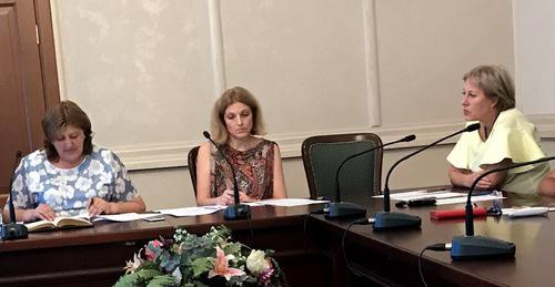 Заседание избиркома КЧР, 13 августа 2017. Фото корреспондента Кавказского узла Заседание избиркома КЧР, 13 августа 2017. Фото корреспондента Кавказского узла