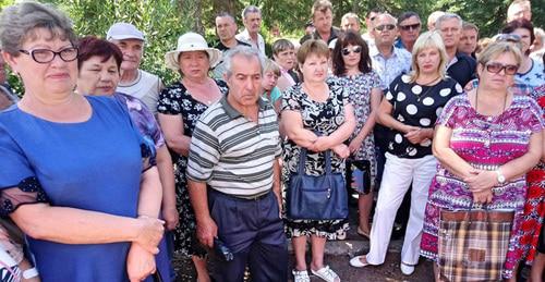 Акция протеста шахтеров в Гуково. Июль 2017 г. Фото Вячеслава Прудникова для "Кавказского узла" Акция протеста шахтеров в Гуково. Июль 2017 г. Фото Вячеслава Прудникова для "Кавказского узла"