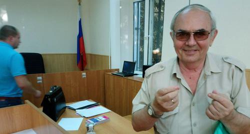 Валерий Дьяконов в зале суда. Фото Вячеслава Прудникова для "Кавказского узла" Валерий Дьяконов в зале суда. Фото Вячеслава Прудникова для "Кавказского узла"