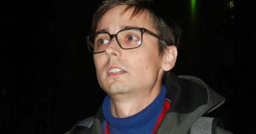 Роман Зайцев во время митинга сторонников Навального. Волгоград, 7 октября 2017 г. Фото Татьяны Филимоновой для "Кавказского узла" Роман Зайцев во время митинга сторонников Навального. Волгоград, 7 октября 2017 г. Фото Татьяны Филимоновой для "Кавказского узла"
