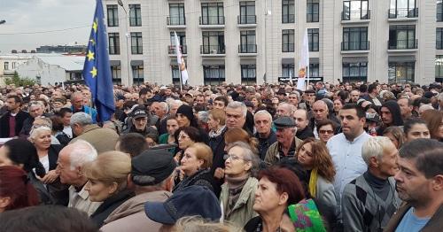 Митинг в Тбилиси 29 октября 2017 г. Фото: "Новости Грузии" Митинг в Тбилиси 29 октября 2017 г. Фото: "Новости Грузии"