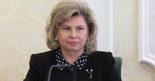 Татьяна Москалькова. Фото: The Council of the Federation of the Federal Assembly of the Russian Federation https://ru.wikipedia.org Татьяна Москалькова. Фото: The Council of the Federation of the Federal Assembly of the Russian Federation https://ru.wikipedia.org