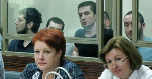 Заседание по делу "Орджоникидзевского джамаата". Август, 2017 г. Фото Константина Волгина для "Кавказского узла" Заседание по делу "Орджоникидзевского джамаата". Август, 2017 г. Фото Константина Волгина для "Кавказского узла"