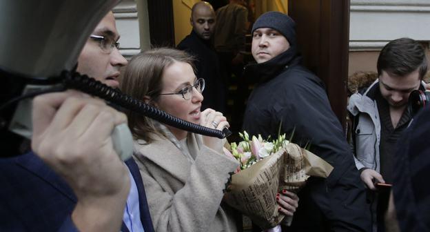 Собчак в толпе Собчак в толпе