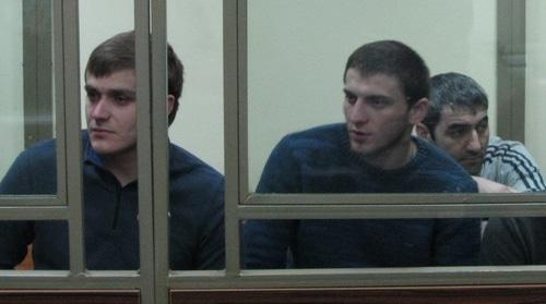 Подсудимые по делу "вилаята Карачаево-Черкессии" во время оглашения приговора. 9 февраля 2018 года. Фото Константина Волгина для "Кавказского узла" Подсудимые по делу "вилаята Карачаево-Черкессии" во время оглашения приговора. 9 февраля 2018 года. Фото Константина Волгина для "Кавказского узла"