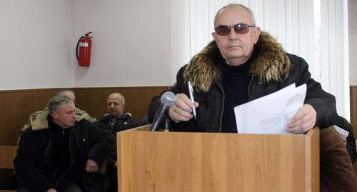 Валерий Дьяконов в суде. Фото корреспондента "Кавказского узла" Валерий Дьяконов в суде. Фото корреспондента "Кавказского узла"