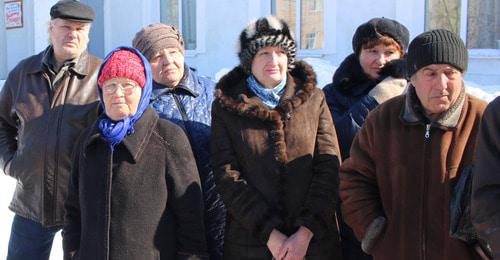 Пикет шахтеров в Гуково. Фото Вячеслава Прудникова для "Кавказского узла" Пикет шахтеров в Гуково. Фото Вячеслава Прудникова для "Кавказского узла"