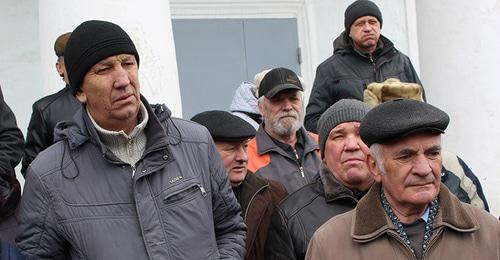 Пикет шахтеров в Гуково. Март 2018 г. Фото Вячеслава Прудникова для "Кавказского узла" Пикет шахтеров в Гуково. Март 2018 г. Фото Вячеслава Прудникова для "Кавказского узла"