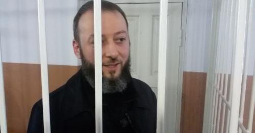 Магомед Хазбиев в суде, 30 января 2018 года. Фото Умара Йовлоя для "Кавказского узла". Магомед Хазбиев в суде, 30 января 2018 года. Фото Умара Йовлоя для "Кавказского узла".