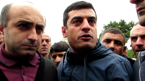 На митинге в Степанакерте, с требованием отставки руководителей силовых структур. Нагорный Карабах. 3 июня 2018 год. Фото Алвард Григорян для "Кавказского узла" На митинге в Степанакерте, с требованием отставки руководителей силовых структур. Нагорный Карабах. 3 июня 2018 год. Фото Алвард Григорян для "Кавказского узла"