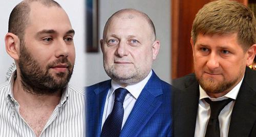 Семен Слепаков , Джамбулат Умаров, Рамзан Кадыров. Фото https://ru.wikipedia.org, коллаж "Кавказского узла" Семен Слепаков , Джамбулат Умаров, Рамзан Кадыров. Фото https://ru.wikipedia.org, коллаж "Кавказского узла"