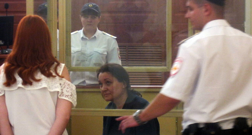 Светлана Мартынова в зале суда. Фото Константина Волгина для "Кавказского узла"
Светлана Мартынова в зале суда. Фото Константина Волгина для "Кавказского узла"