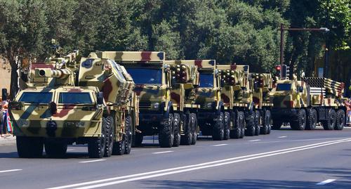 Парад в Баку 26 июня 2018. Фото Азиза Каримова для "Кавказского узла". Парад в Баку 26 июня 2018. Фото Азиза Каримова для "Кавказского узла".
