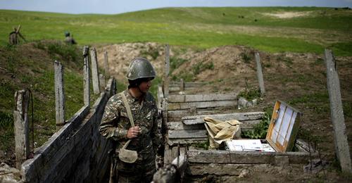 На линии соприкосновения в Нагорном Карабахе. Фото: REUTERS/Staff На линии соприкосновения в Нагорном Карабахе. Фото: REUTERS/Staff