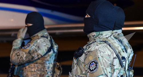 Сотрудники службы госбезопасности Азербайджана. Фото © Sputnik / Murad Orujo https://ru.sputnik.az/incidents/20170224/409093273/sluzhba-gosbezopasnosti-azerbajdzhan-pojmala-shpionov.html Сотрудники службы госбезопасности Азербайджана. Фото © Sputnik / Murad Orujo https://ru.sputnik.az/incidents/20170224/409093273/sluzhba-gosbezopasnosti-azerbajdzhan-pojmala-shpionov.html