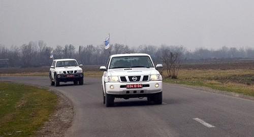 Автомобили миссии ОБСЕ. Фото пресс-службы Минобороны Азербайджана. https://mod.gov.az Автомобили миссии ОБСЕ. Фото пресс-службы Минобороны Азербайджана. https://mod.gov.az