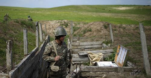На линии соприкосновения в Нагорном Карабахе. Фото: REUTERS/Staff На линии соприкосновения в Нагорном Карабахе. Фото: REUTERS/Staff