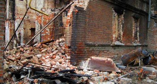 На месте пожара в Ростове-на-Дону, 23 августа 2017 г. Фото Константина Волгина для "Кавказского узла" На месте пожара в Ростове-на-Дону, 23 августа 2017 г. Фото Константина Волгина для "Кавказского узла"