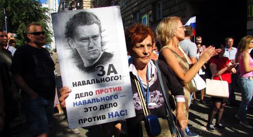 Шествие сторонников Навального в Волгограде 9 сентября 2018 года. Фото Вячеслава Ященко для "Кавказского узла". Шествие сторонников Навального в Волгограде 9 сентября 2018 года. Фото Вячеслава Ященко для "Кавказского узла".
