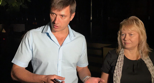 Адвокаты Петр Заикин и Марина Дубровина. Фото Патимат Махмудовой для "Кавказского узла". Адвокаты Петр Заикин и Марина Дубровина. Фото Патимат Махмудовой для "Кавказского узла".