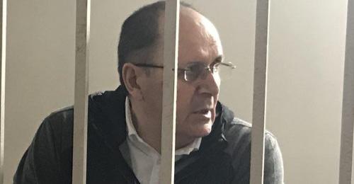 Оюб Титиев в суде. Фото Патимат Махмудовой для "Кавказского узла". Оюб Титиев в суде. Фото Патимат Махмудовой для "Кавказского узла".