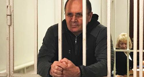 Оюб Титиев в суде. Фото Патимат Махмудовой для "Кавказского узла" Оюб Титиев в суде. Фото Патимат Махмудовой для "Кавказского узла"