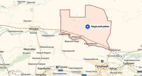 Наурский район на карте. Фото Яндекс-карты Наурский район на карте. Фото Яндекс-карты