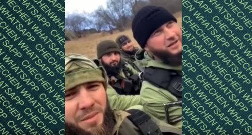 Обращение, записанное чеченскими силовиками. Фото: кадр видео https://www.youtube.com/watch?v=mXCpUocpsTQ Обращение, записанное чеченскими силовиками. Фото: кадр видео https://www.youtube.com/watch?v=mXCpUocpsTQ