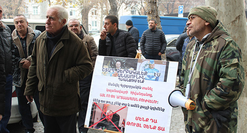 Акция протеста в Ереване. 24 декабря 2018 г. Фото Тиграна Петросяна для "Кавказского узла" Акция протеста в Ереване. 24 декабря 2018 г. Фото Тиграна Петросяна для "Кавказского узла"