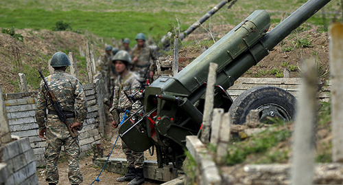 На линии соприкосновения в Нагорном Карабахе. Фото: REUTERS/Staff На линии соприкосновения в Нагорном Карабахе. Фото: REUTERS/Staff