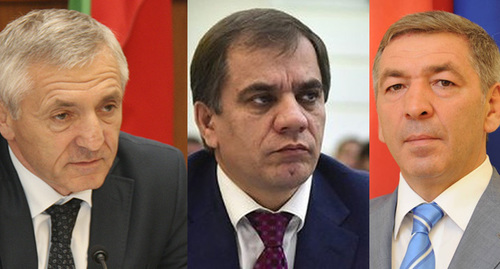 Шахабас Шахов, Раюдин Юсуфов и Абдусамад Гамидов (слева направо). Коллаж "Кавказского узла" Фото www.president.e-dag.ru , https://ru.wikipedia.org/wiki/Шахов,_Шахабас_Курамагомедович , Пресс-служба главы Дагестана
Шахабас Шахов, Раюдин Юсуфов и Абдусамад Гамидов (слева направо). Коллаж "Кавказского узла" Фото www.president.e-dag.ru , https://ru.wikipedia.org/wiki/Шахов,_Шахабас_Курамагомедович , Пресс-служба главы Дагестана