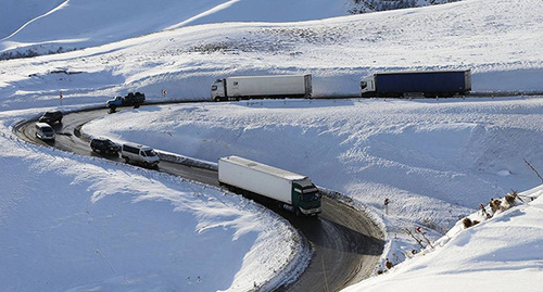 Военно-Грузинская дорога. Фото: © FB / Roads Department of Georgia https://sputnik-georgia.ru/georgia/20180120/238981092/Verhnij-Lars-segodnja-ogranichenija-chastichno-snjaty.html