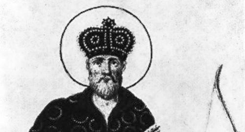 Вахтанг I Горгасал . Фото A miniature by Rossi based on the 17th century fresco - http://www.chveneburi.net/sp/bpg/publication_view.asp?iabspos=1&vjob=vdocidsp,156892 https://ru.wikipedia.org/ Вахтанг I Горгасал . Фото A miniature by Rossi based on the 17th century fresco - http://www.chveneburi.net/sp/bpg/publication_view.asp?iabspos=1&vjob=vdocidsp,156892 https://ru.wikipedia.org/