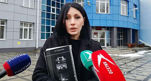 Земфира Цкаева, 11февраля 2019 года. Фото Эммы Марзоевой для "Кавказского узла" Земфира Цкаева, 11февраля 2019 года. Фото Эммы Марзоевой для "Кавказского узла"