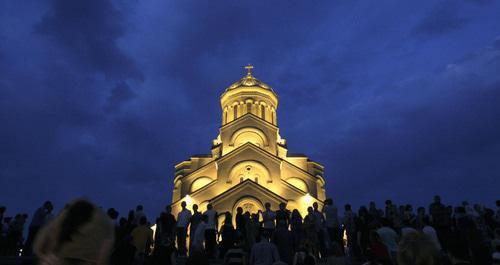 Кафедральный собор в Тбилиси. Фото: REUTERS/David Mdzinarishvili Кафедральный собор в Тбилиси. Фото: REUTERS/David Mdzinarishvili