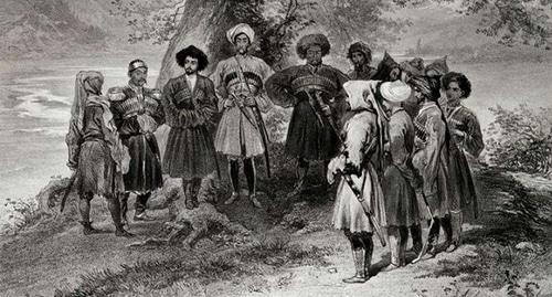 Совещание черкесских князей в 1839—1840-х годах, Григорий Гагарин. Фото: общественное достояние https://ru.wikipedia.org Совещание черкесских князей в 1839—1840-х годах, Григорий Гагарин. Фото: общественное достояние https://ru.wikipedia.org
