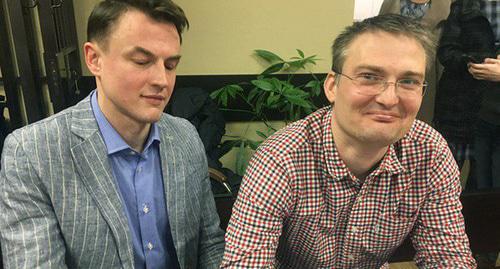 Михаил Беньяш (справа) и один из его адвокатов Сергей Костюк. Фото Анны Грицевич для "Кавказского узла" Михаил Беньяш (справа) и один из его адвокатов Сергей Костюк. Фото Анны Грицевич для "Кавказского узла"