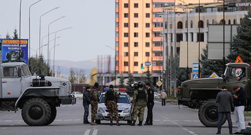 Военная техника на улицах Магаса. Октябрь 2018 г. Фото: REUTERS/Maxim Shemetov Военная техника на улицах Магаса. Октябрь 2018 г. Фото: REUTERS/Maxim Shemetov